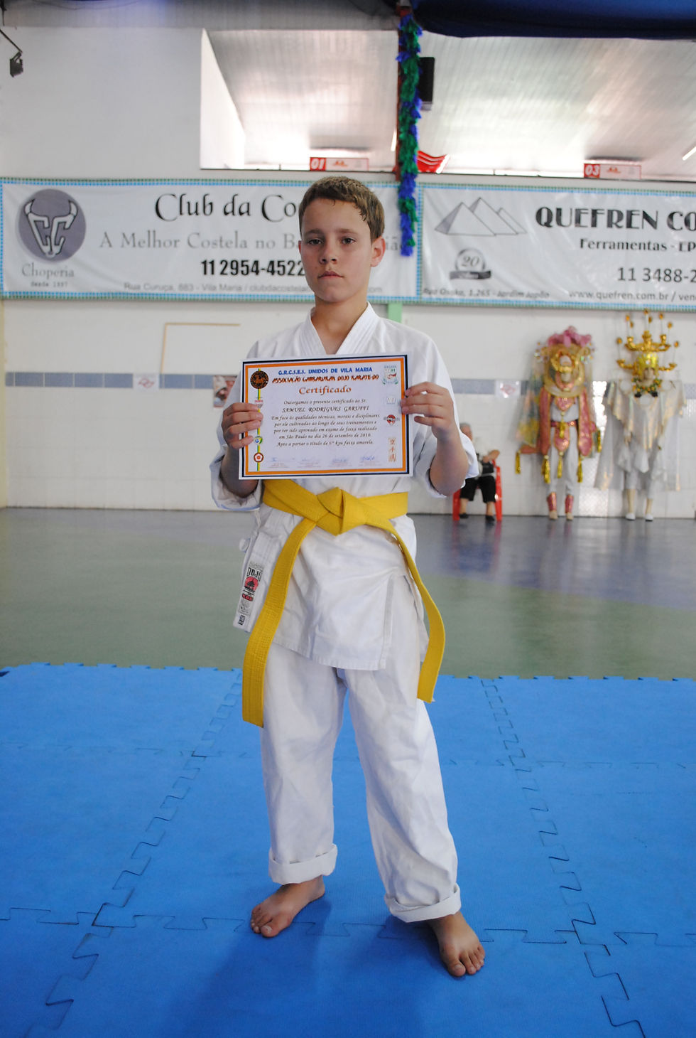 Certificado de Faixa Amarela