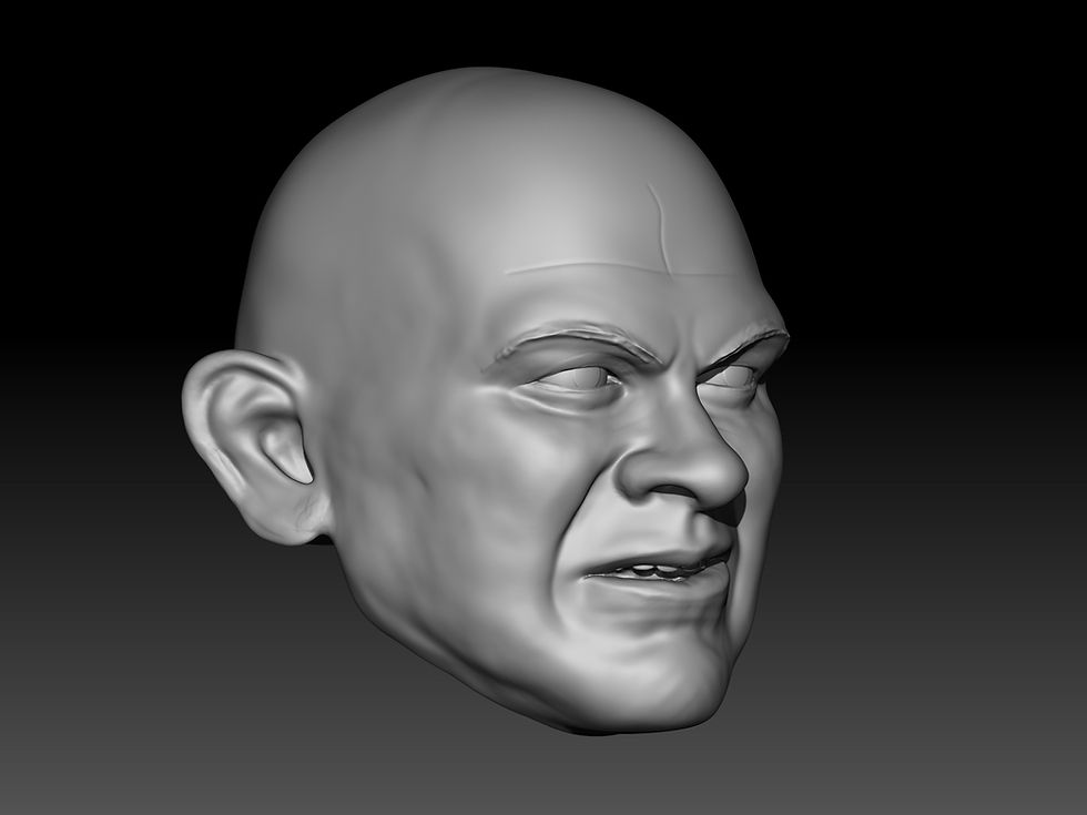 Thumbnail: Baron Von Rashke 3D printed action figure head