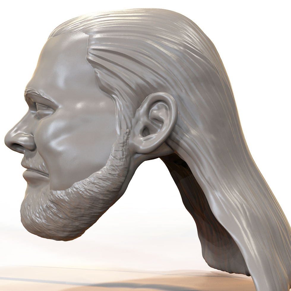 Thumbnail: Duke Drose 3D printed action figure head