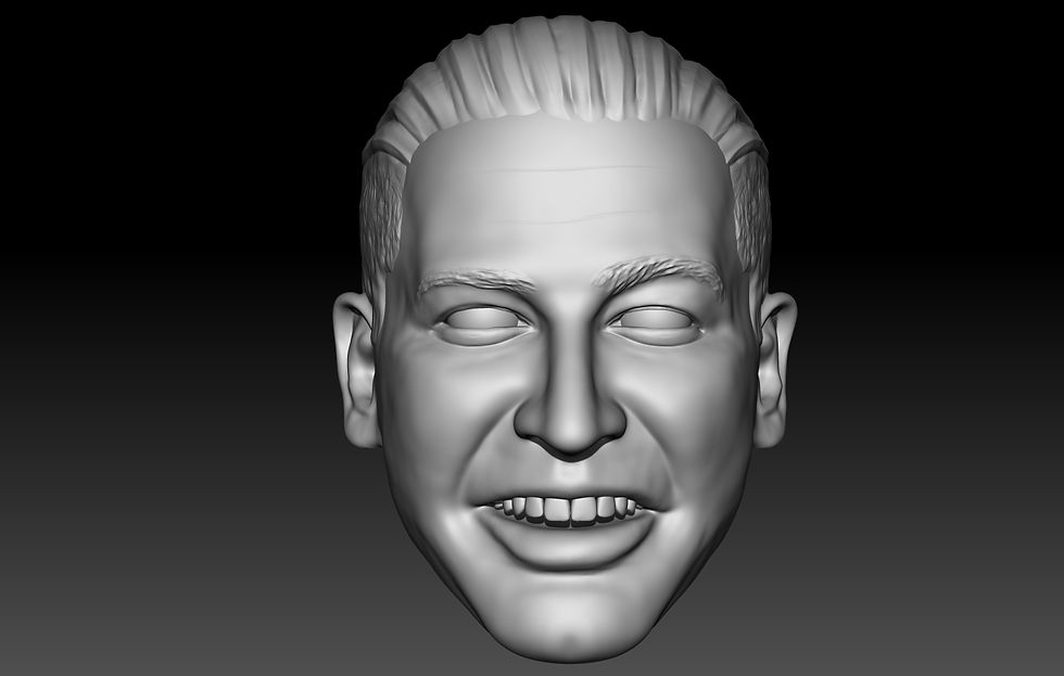 Thumbnail: Justin Roberts 3D printed action figure head