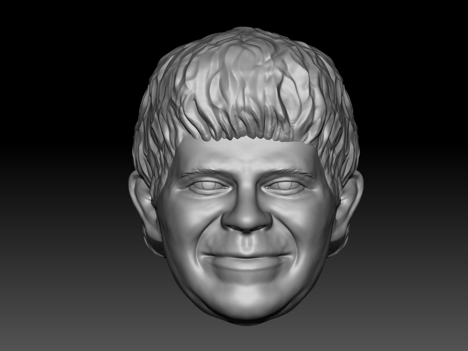 Bob Backlund 3D printed action figure head