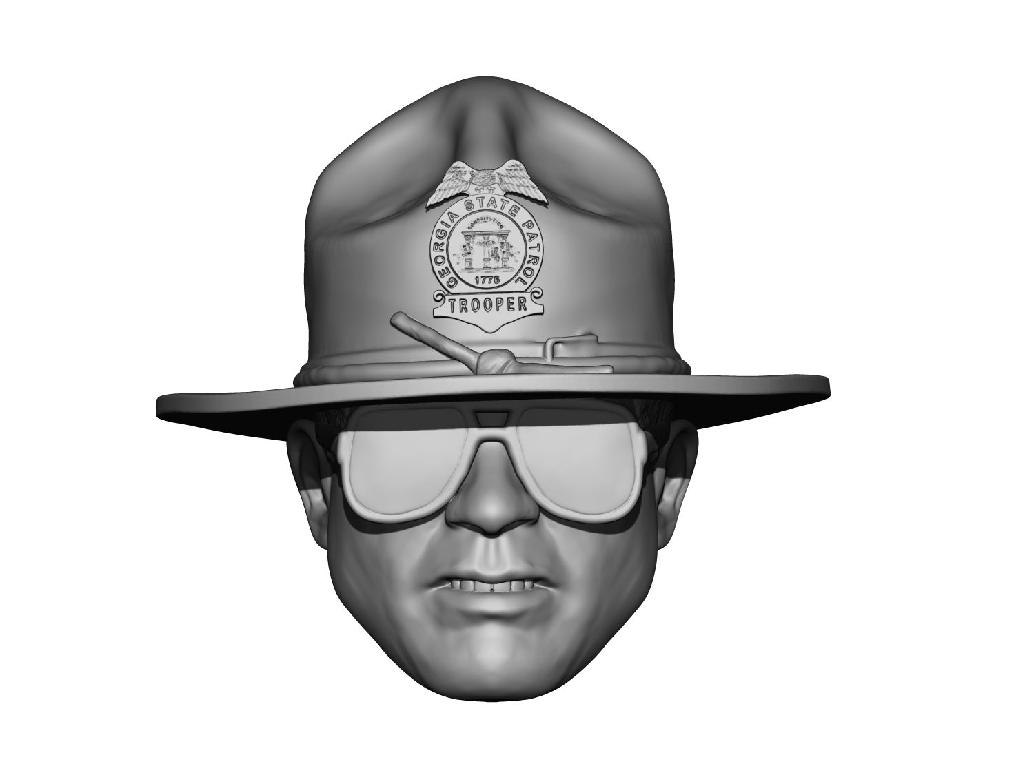 Sgt Buddy Lee Parker 3D printed custom action figure head