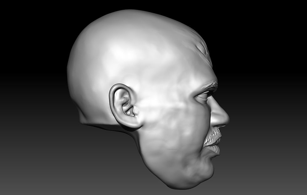 Thumbnail: New Jack 3D printed action figure head