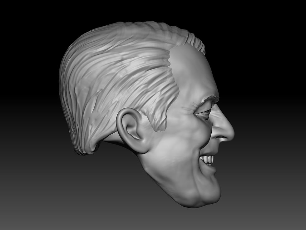 Thumbnail: Stu Hart 3D printed action figure head