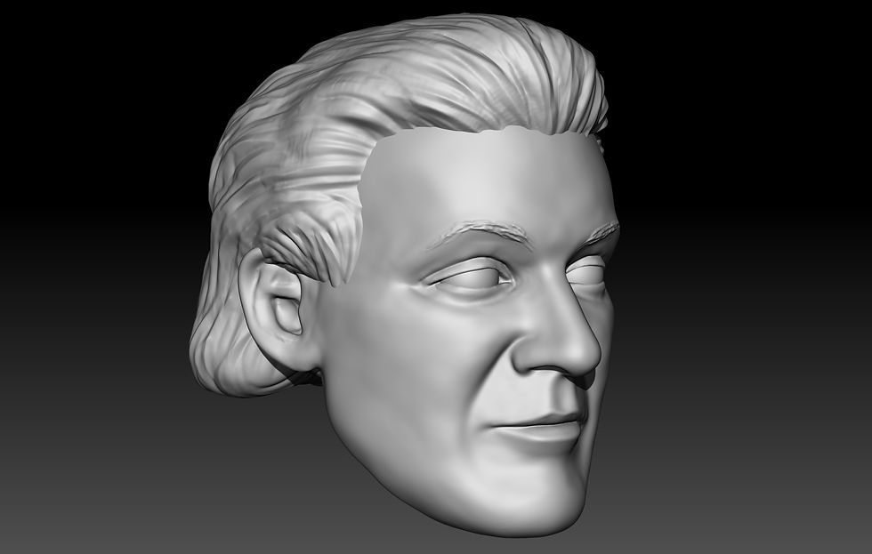 Thumbnail: Joey Marella 3D printed action figure head