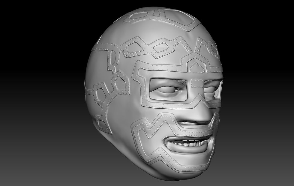 Thumbnail: Prince Puma 3D printed action figure head