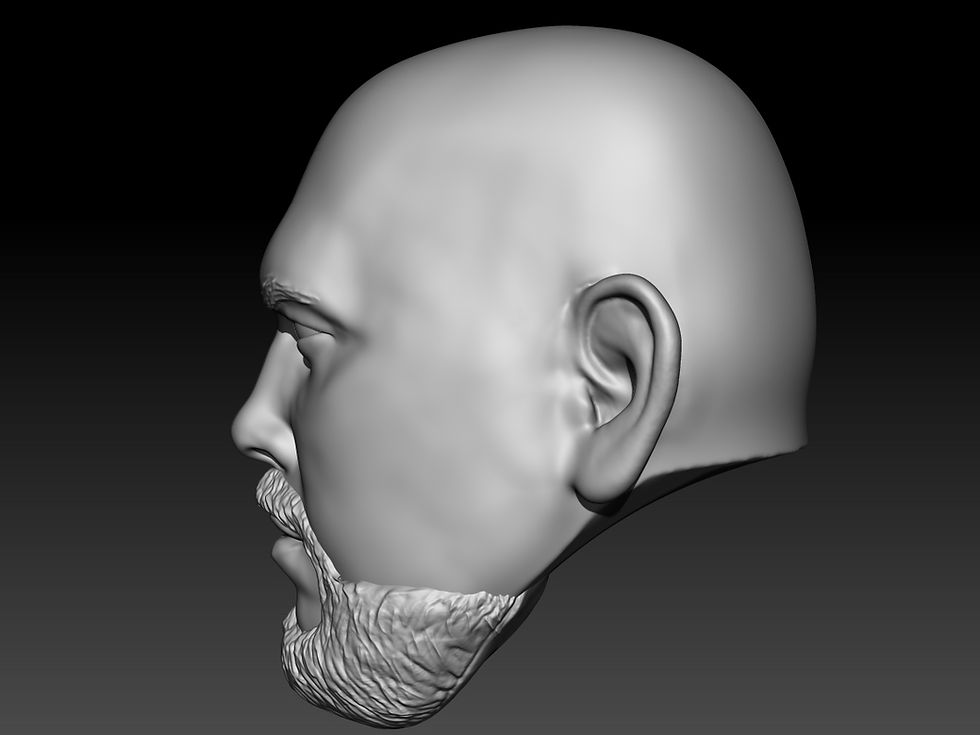 Thumbnail: Gary Hart 3D printed action figure head