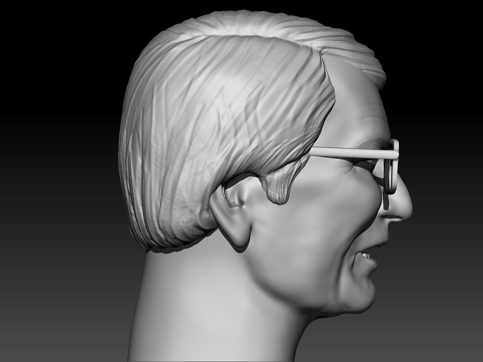 Thumbnail: Lance Russel 3D printed action figure head