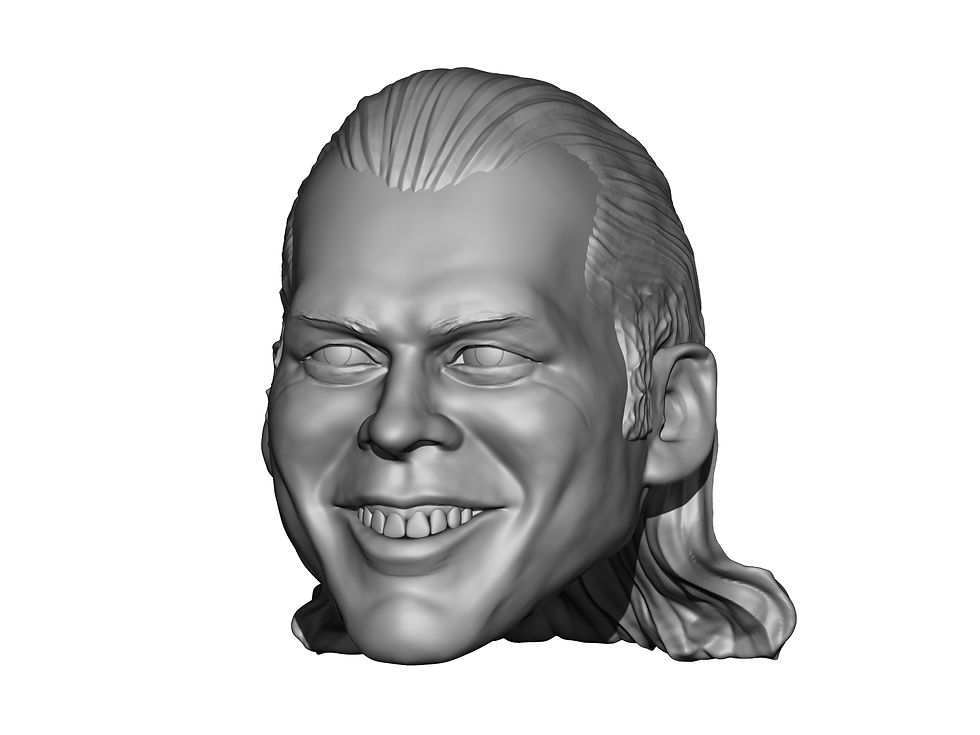 Thumbnail: Chris Nowinski 3D printed custom action figure head