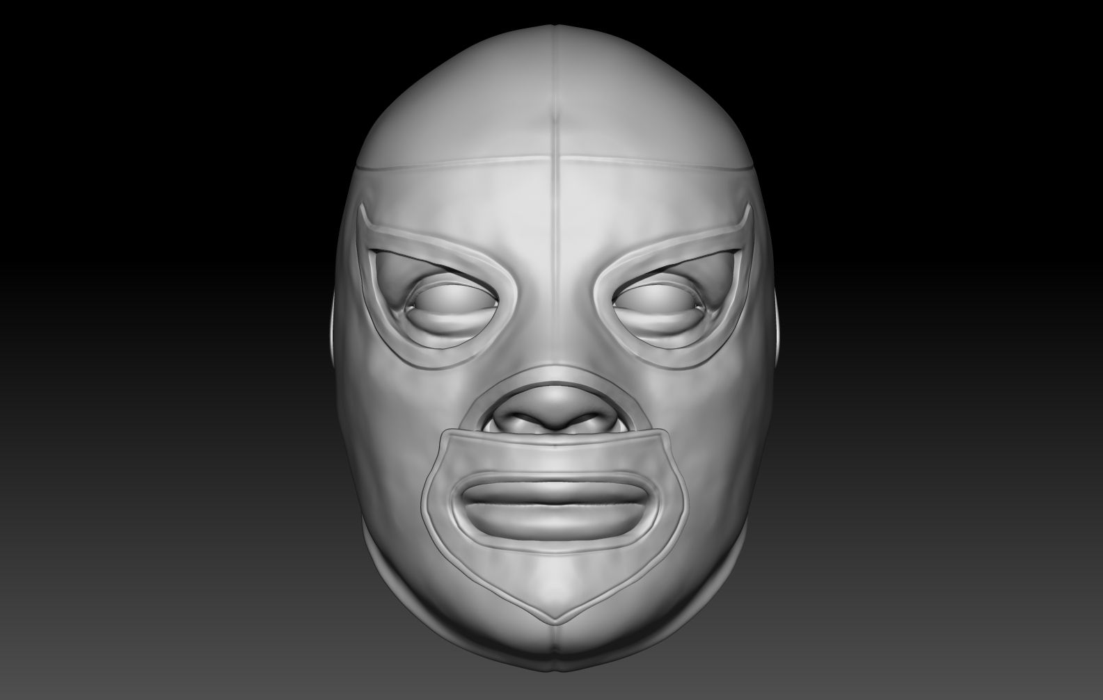 El Santo 3D printed action figure head