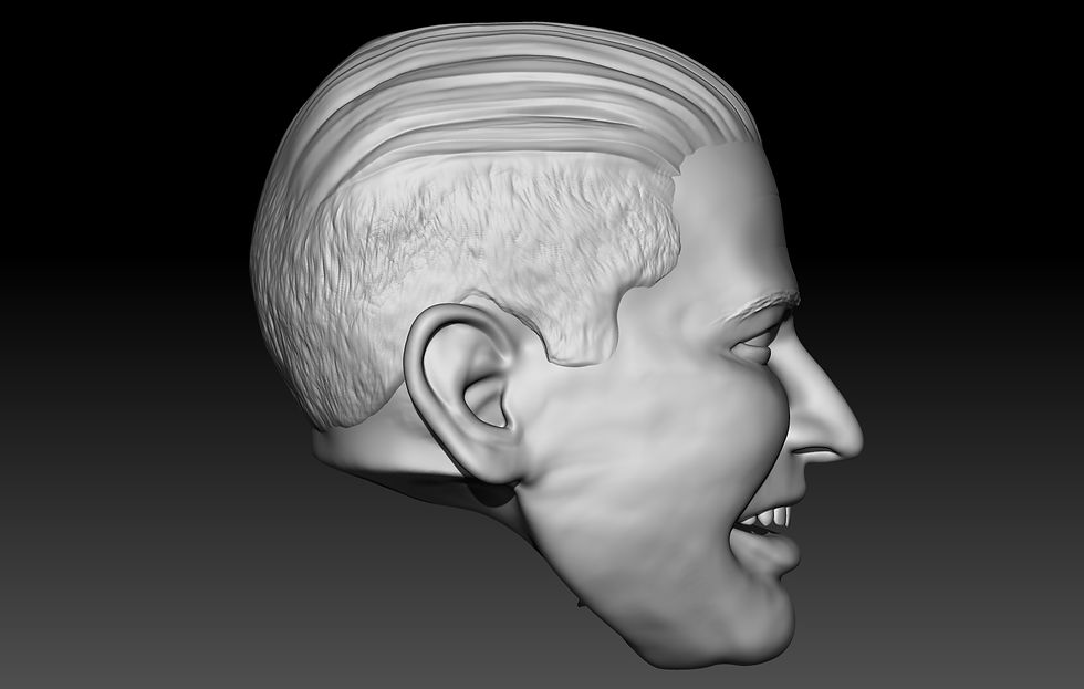 Thumbnail: Justin Roberts 3D printed action figure head