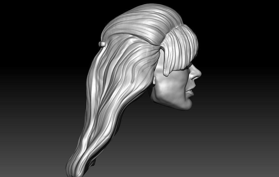 Thumbnail: Marlena 3D printed action figure head