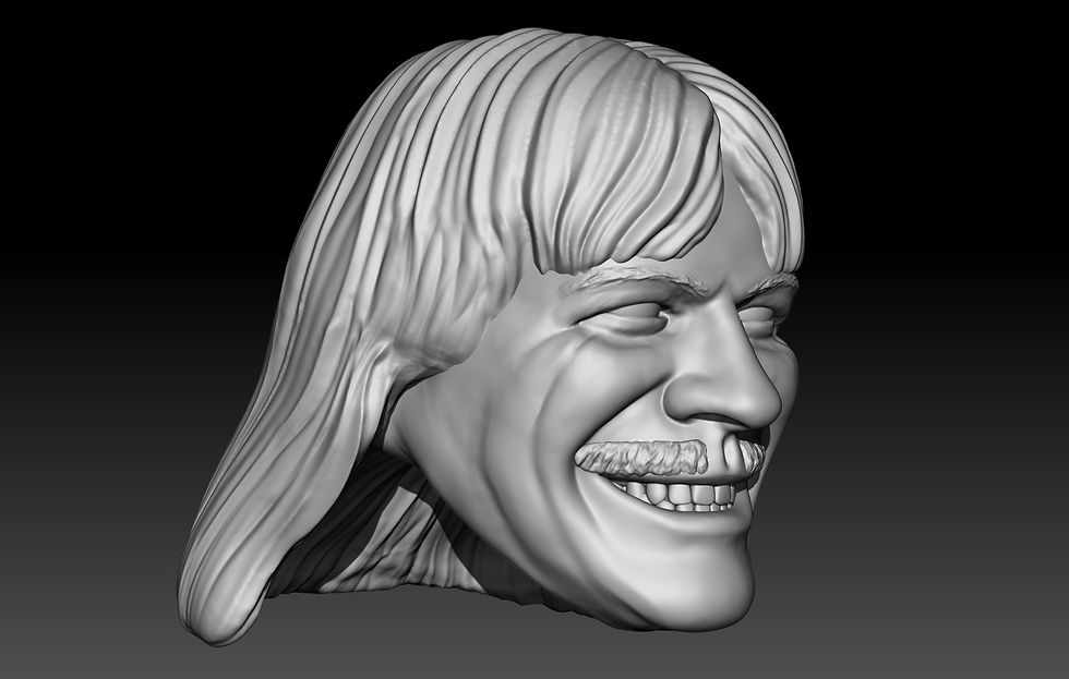 Thumbnail: Hector Guerrero 3D printed action figure head
