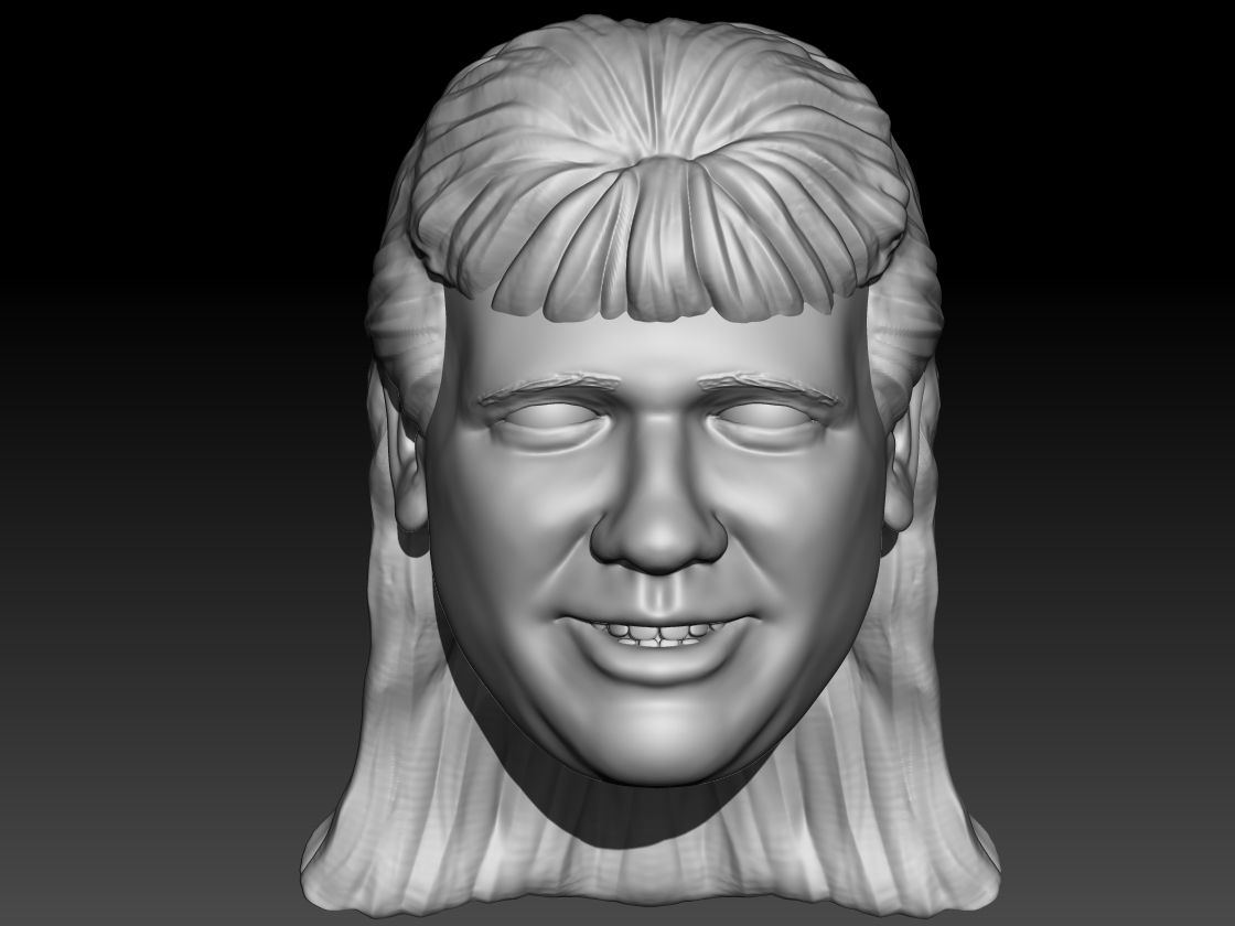 Ricky Morton Rock n Roll Express  3D printed action figure head