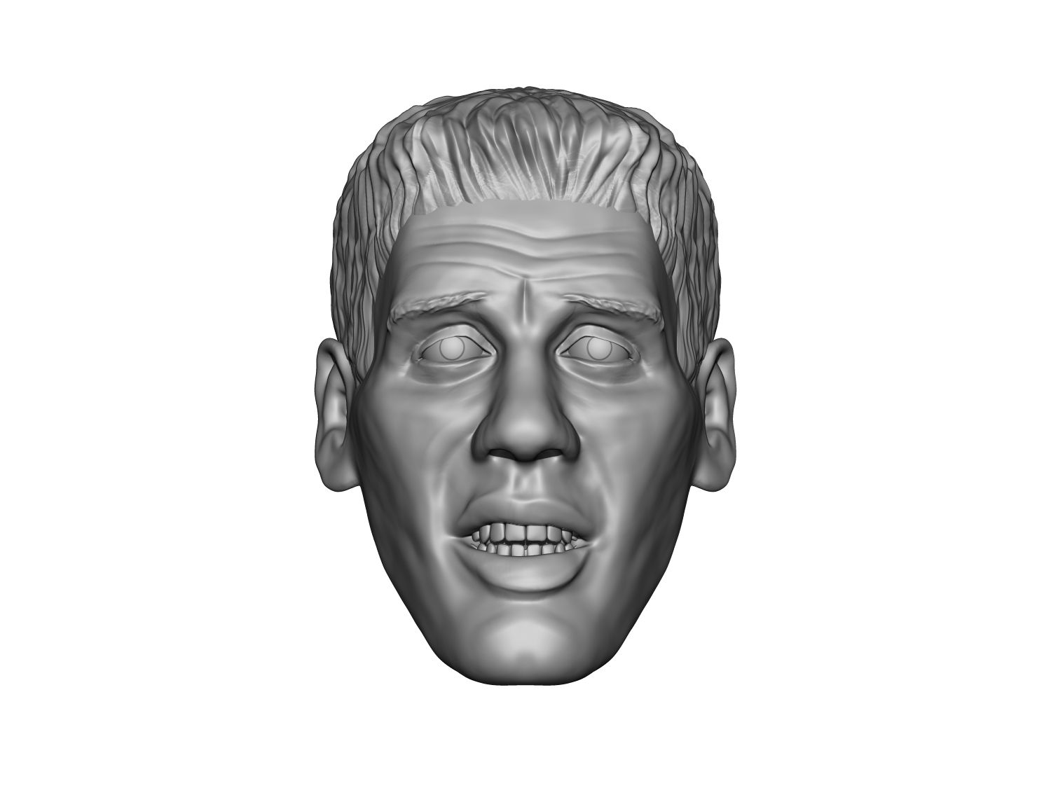 Giant Silva 3D printed custom action figure head