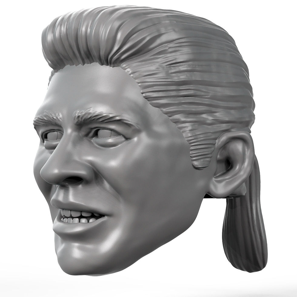 Thumbnail: EL Matador 3D printed custom action figure head