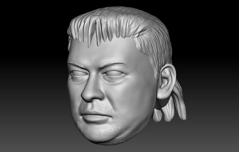 Thumbnail: Kawada 3D printed action figure head