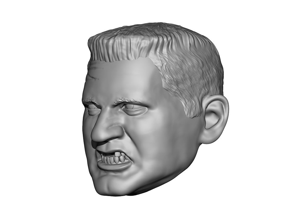 Thumbnail: Dick Murdoch 70's Texas Outlaws 3D printed custom action figure head