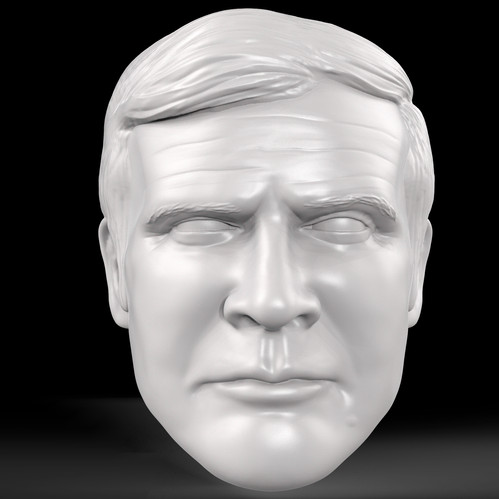 Lee Majors 6 million dollar man 3D printed custom action figure head