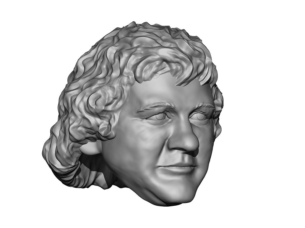 Thumbnail: Terry Funk NWA Champ 3D printed action figure head