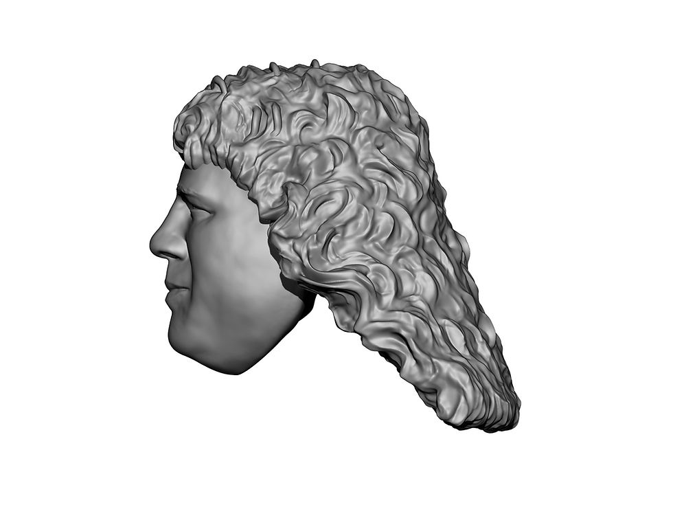 Thumbnail: Freebirds 3 heads pack 3D printed custom action figure heads