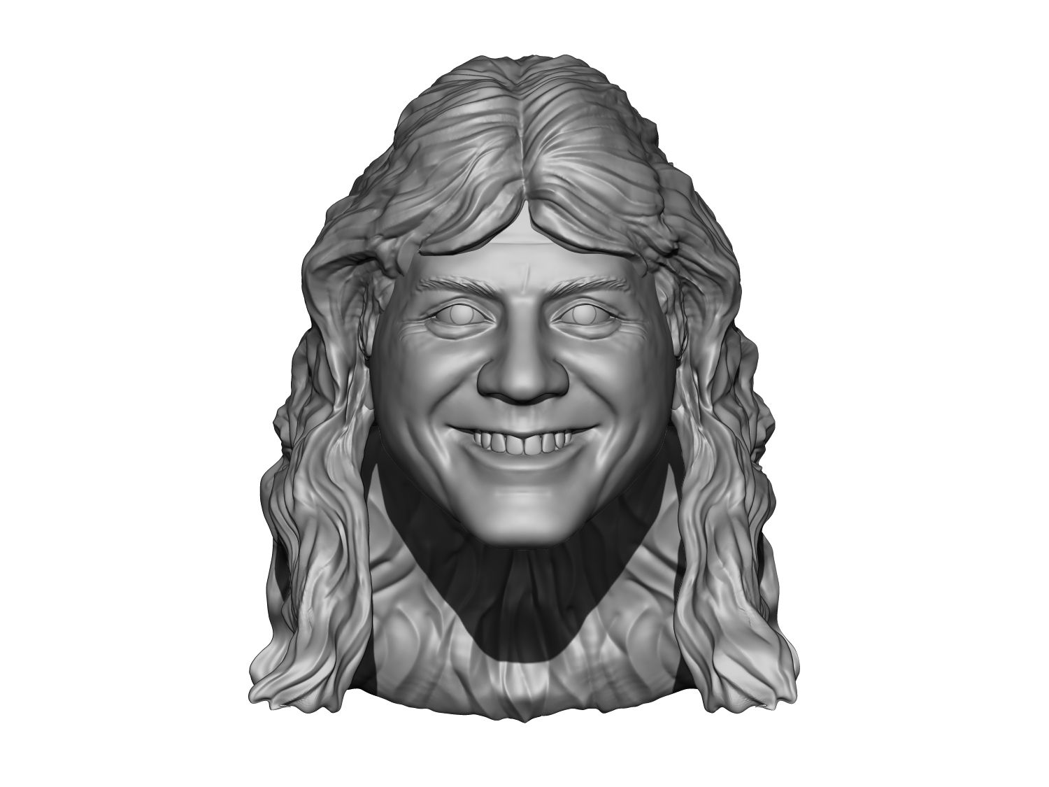 Marty Jannetty 2.0 The Rockers 3D printed custom action figure head