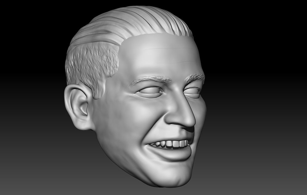 Thumbnail: Justin Roberts 3D printed action figure head