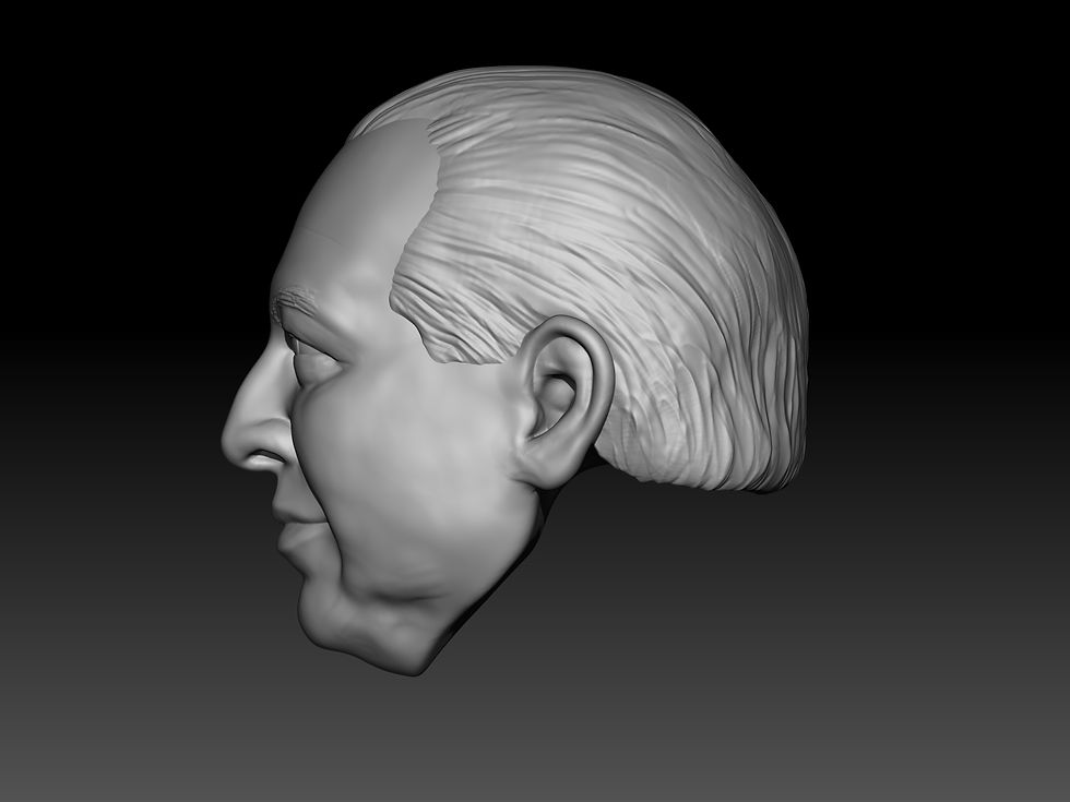 Thumbnail: Gorila Monsoon 3D printed action figure head