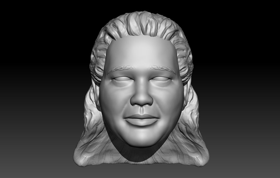 Tanaka Orient Express 3D printed action figure head