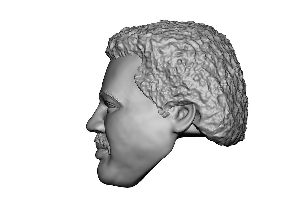 Thumbnail: Nighthawk Coltrane 3D printed custom action figure head
