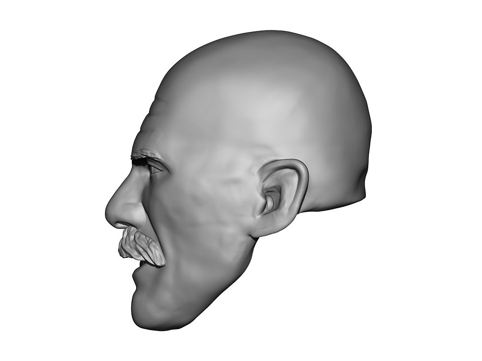 Thumbnail: Superstar Billy Graham karate 3D printed custom action figure head
