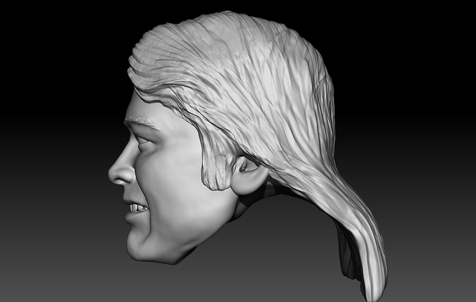 Thumbnail: Jay Youngblood 3D printed action figure head