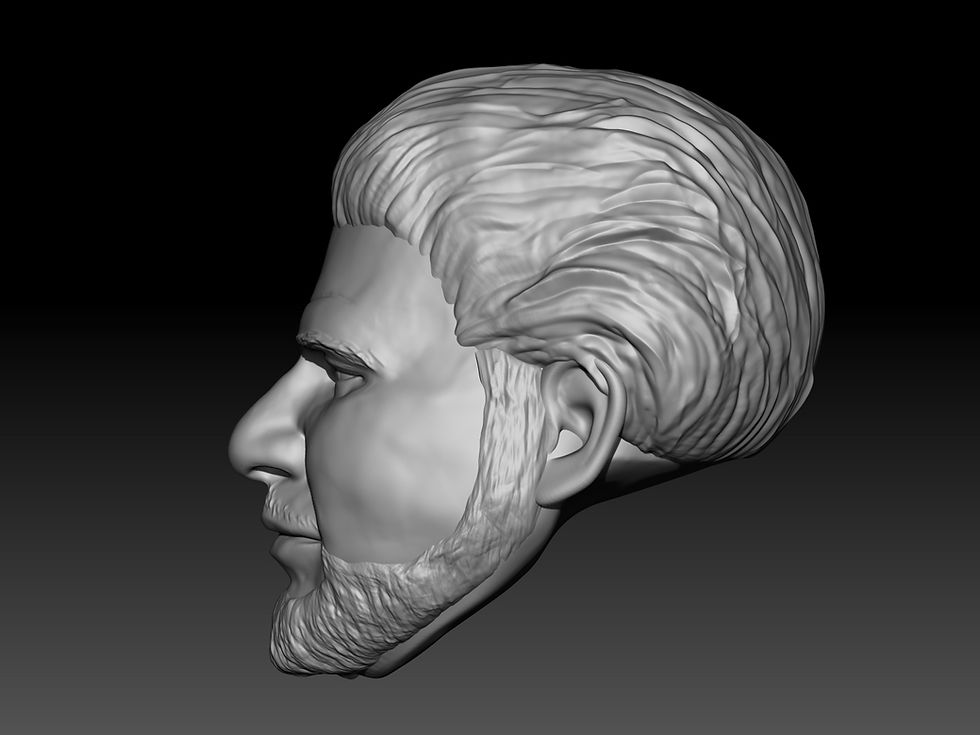 Thumbnail: Skandar Akbar 3D printed action figure head