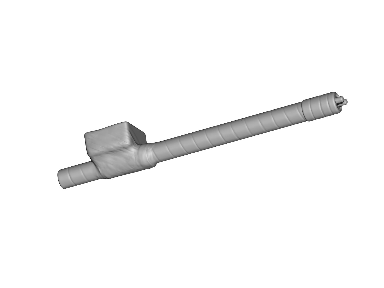 Taser stick 3D printed action figure accessories