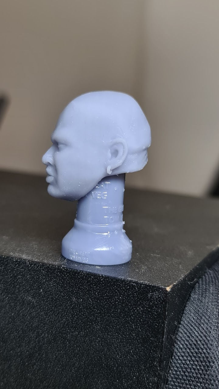 Thumbnail: Ahmed Johnson 3D printed custom action figure head