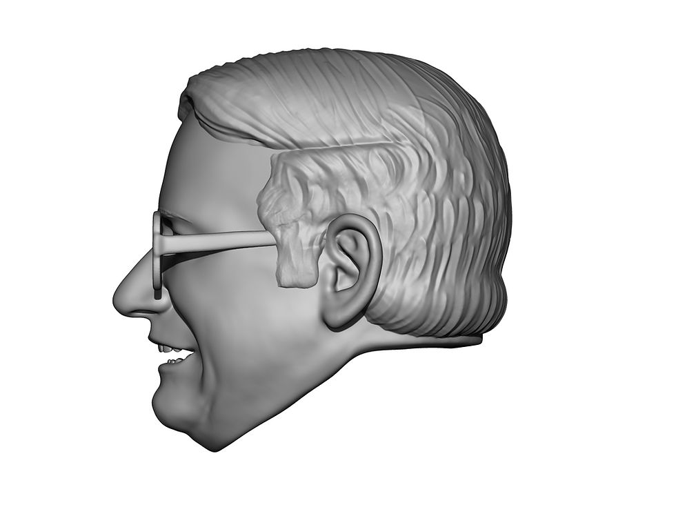 Thumbnail: Bob Caudle 3D printed custom action figure head