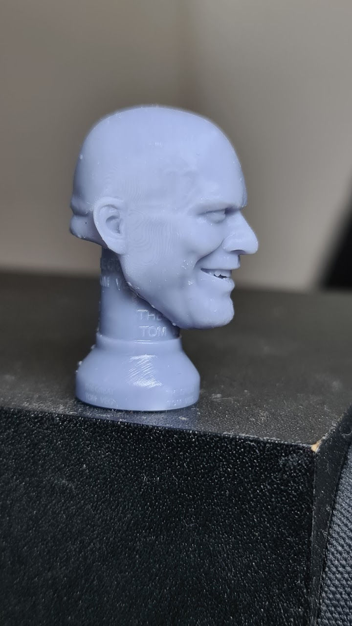 Thumbnail: Nathan Jones 3D printed action figure head