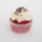 Red Velvet Cupcake with Cream Cheese Frosting and Chocolate Sprinkles