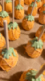 Pineapple Themed Cakepops