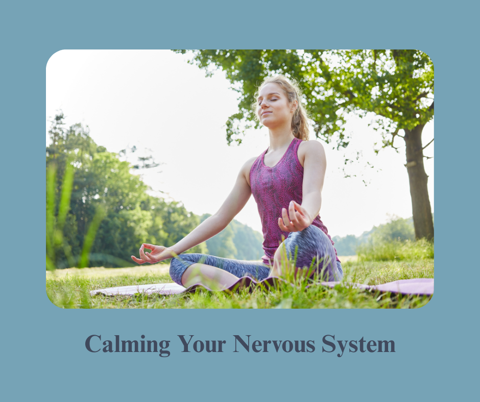 Calming Your Nervous System
A woman practices mindful meditation outdoors in a peaceful natural setting, representing calming the nervous system and reducing emotional overwhelm after trauma. Find additional healing resources at PatriciaGrenelle.com.