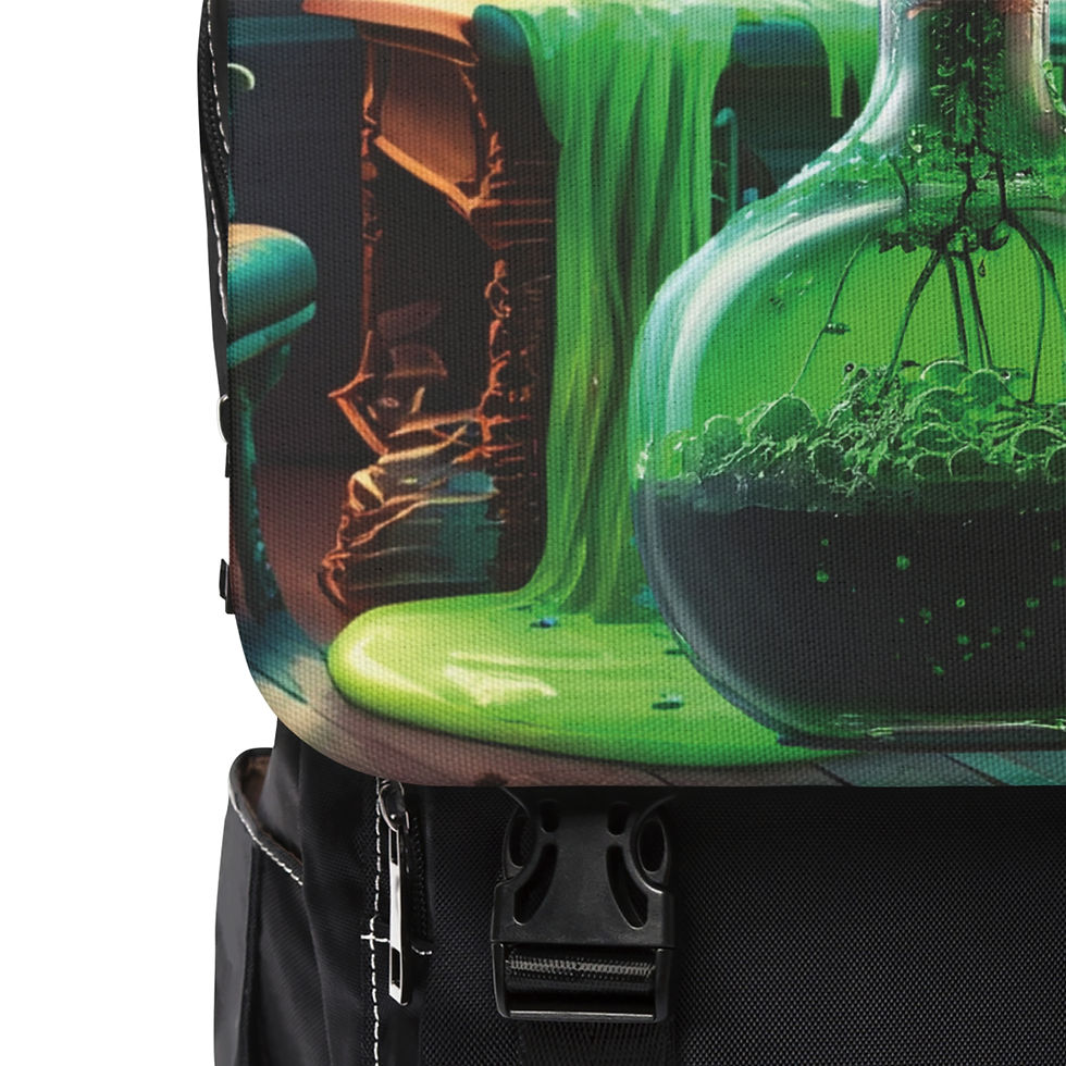 Thumbnail: Potion Series "Toxic" Unisex Casual Shoulder Backpack