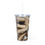 Thumbnail: "Bone Hatchling" Plastic Tumbler with Straw