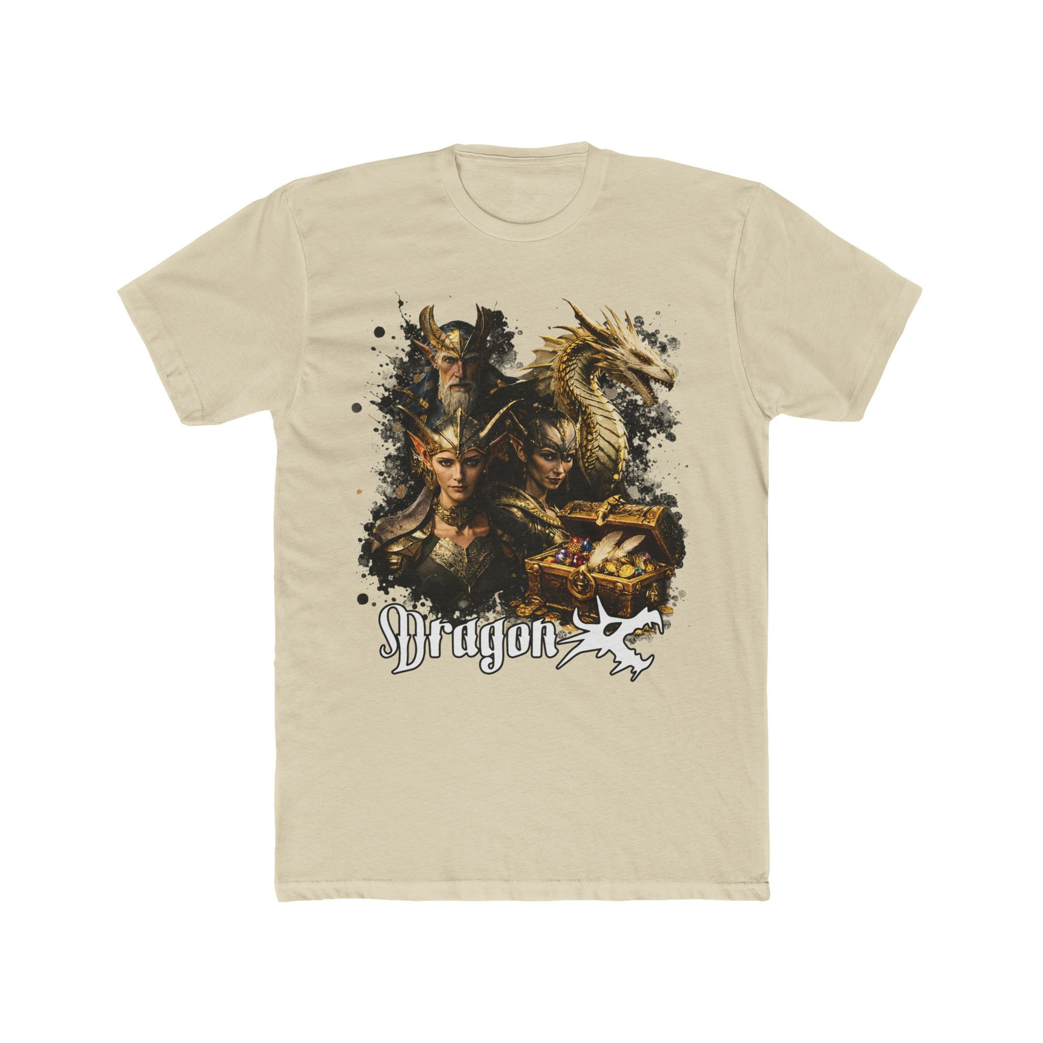 Elven Royals Graphic Tee — Elven Royals, Dragon and Chest T-Shirt