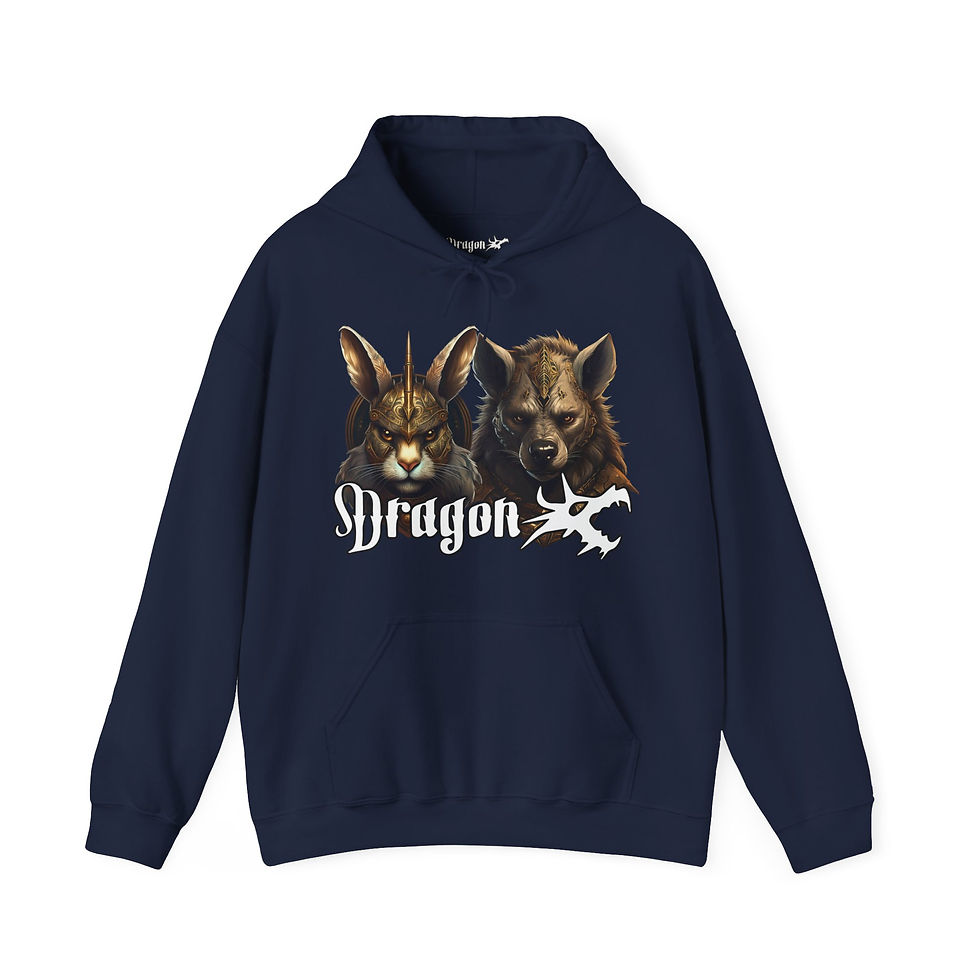 Thumbnail: Spirit Animal Series "A Quick Laugh" Unisex Heavy Blend™ Hooded Sweatshirt