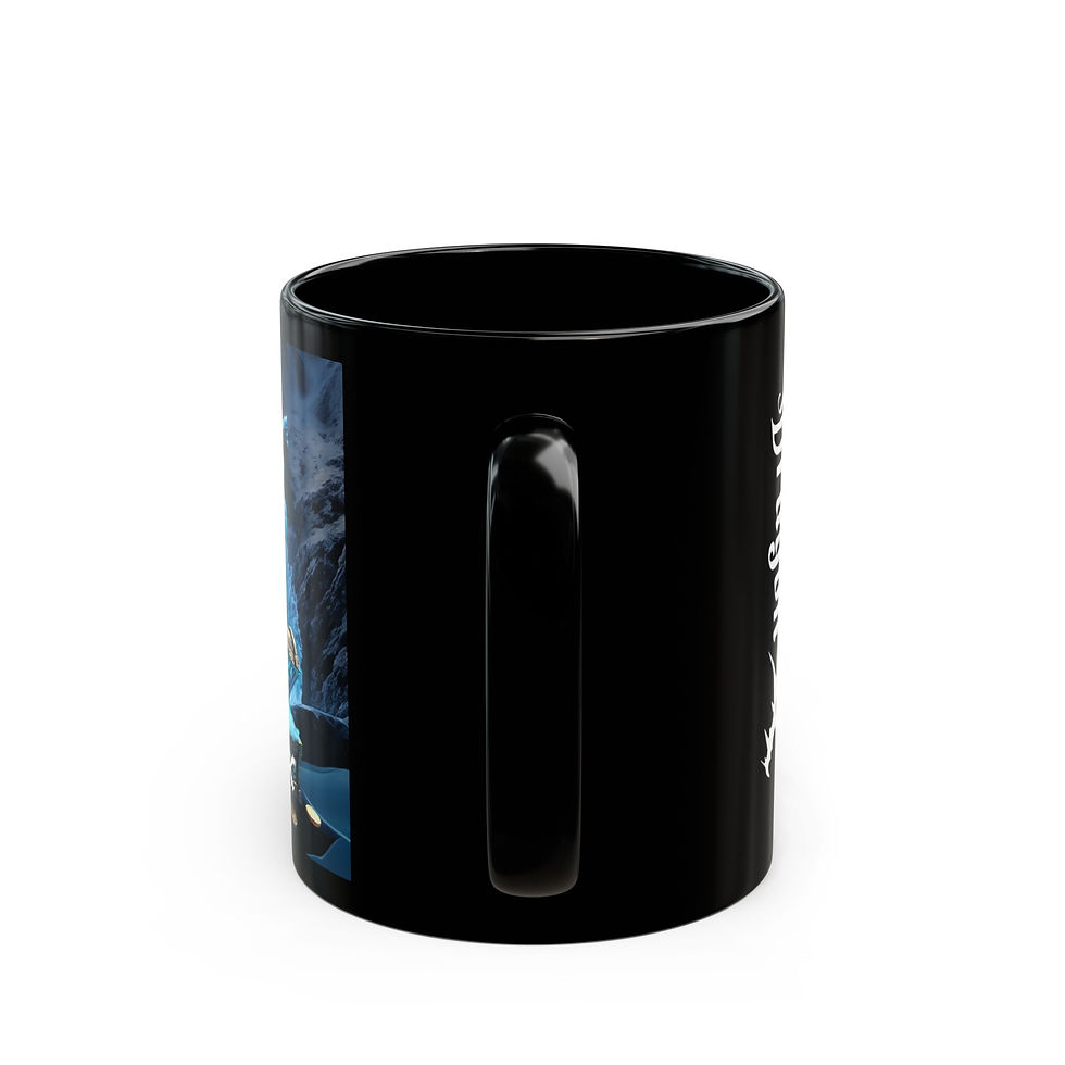 Thumbnail: Drinkware "Paladin Adventure" 11oz Black Mug