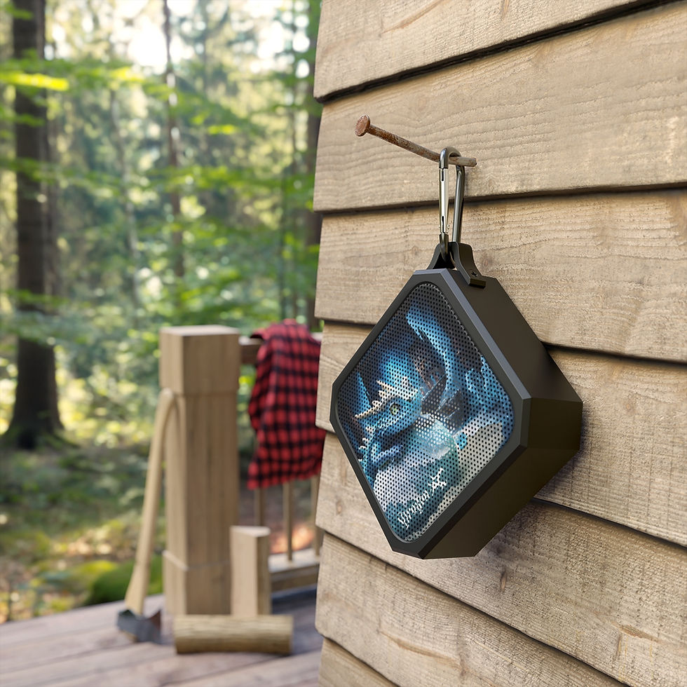 Thumbnail: Dragon Head Hatchling "Ice" Blackwater Outdoor Bluetooth Speaker