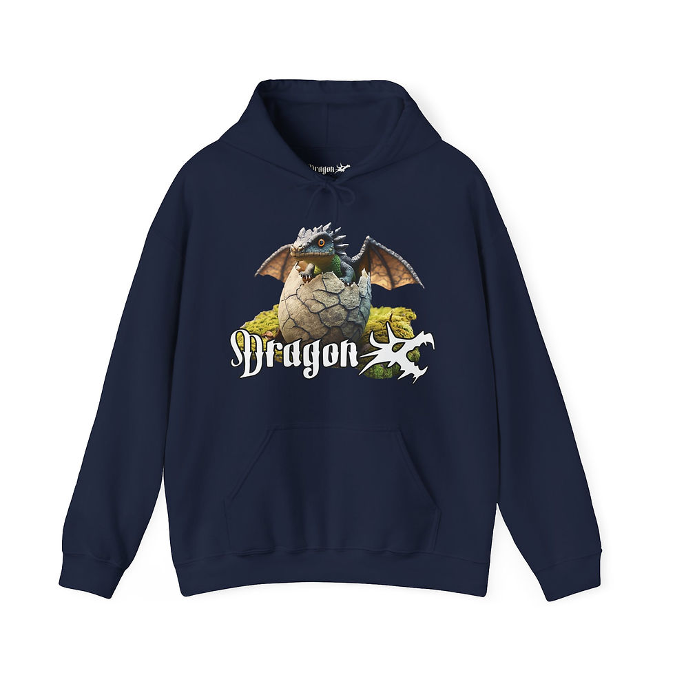 Thumbnail: Hatchling Series "Stone Hatchling" Unisex Heavy Blend™ Hooded Sweatshirt