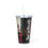Thumbnail: "Vitality" Plastic Tumbler with Straw