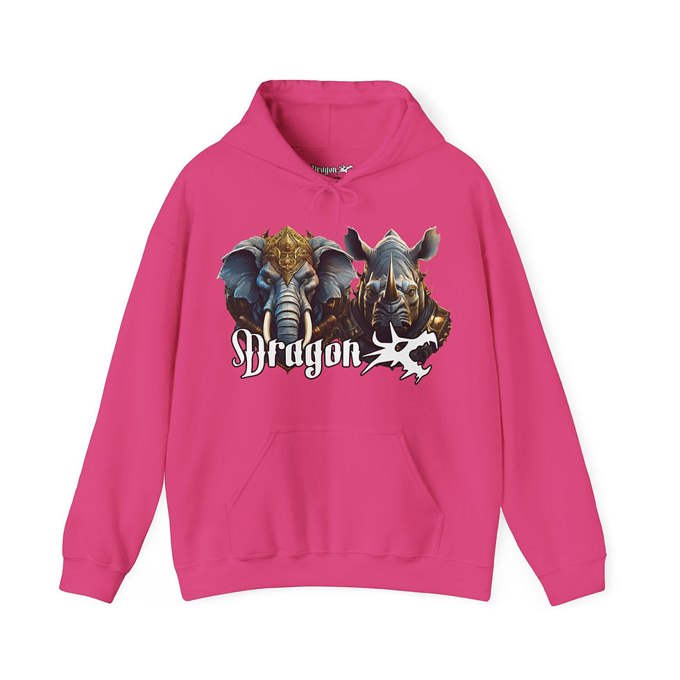 Thumbnail: Spirit Animal Series "Grassland Tanks" Unisex Heavy Blend™ Hooded Sweatshirt