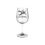 Thumbnail: "Dragon Head" Wine Glass, 12oz